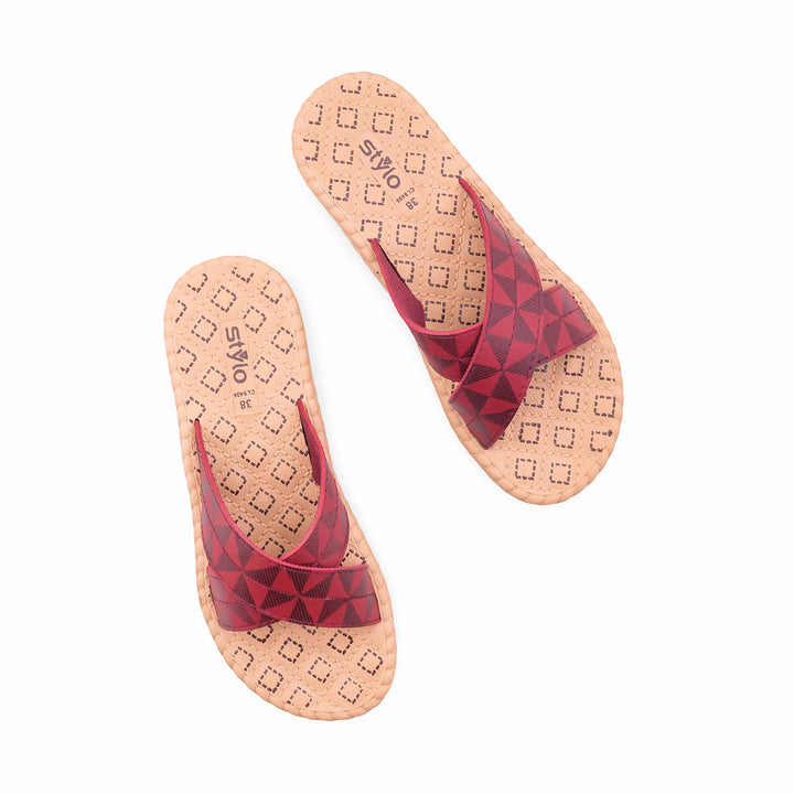 Maroon Casual Women Softy CL9406