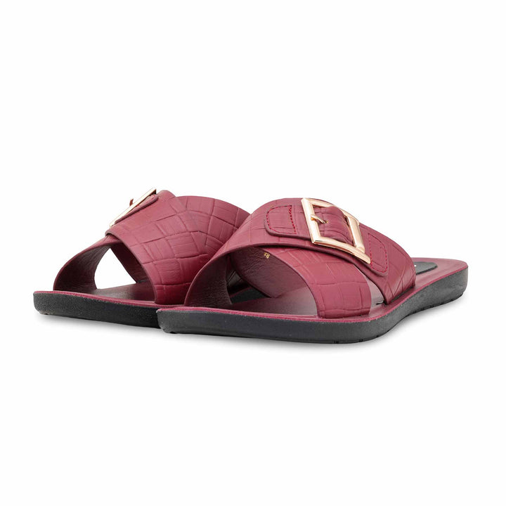 Maroon Casual Women Softy CLS039