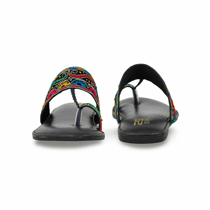 Black Fancy Chappal EC0213