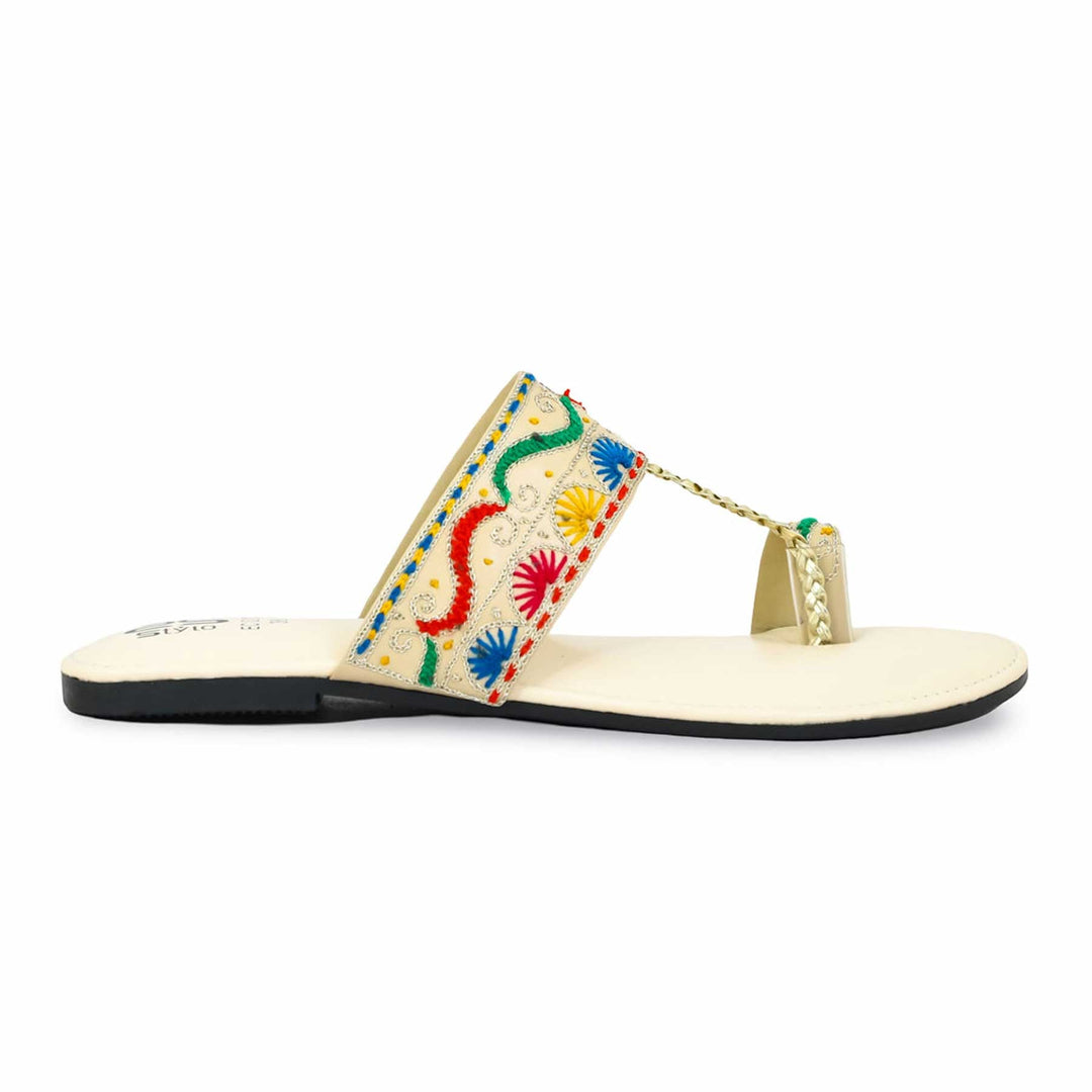 Fawn Fancy Chappal EC0213