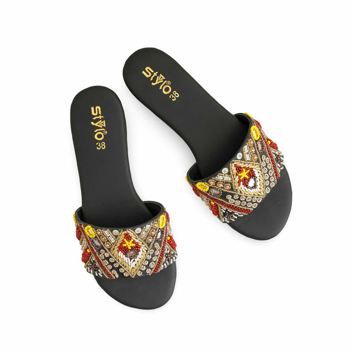 Black Fancy Slipper EC0216