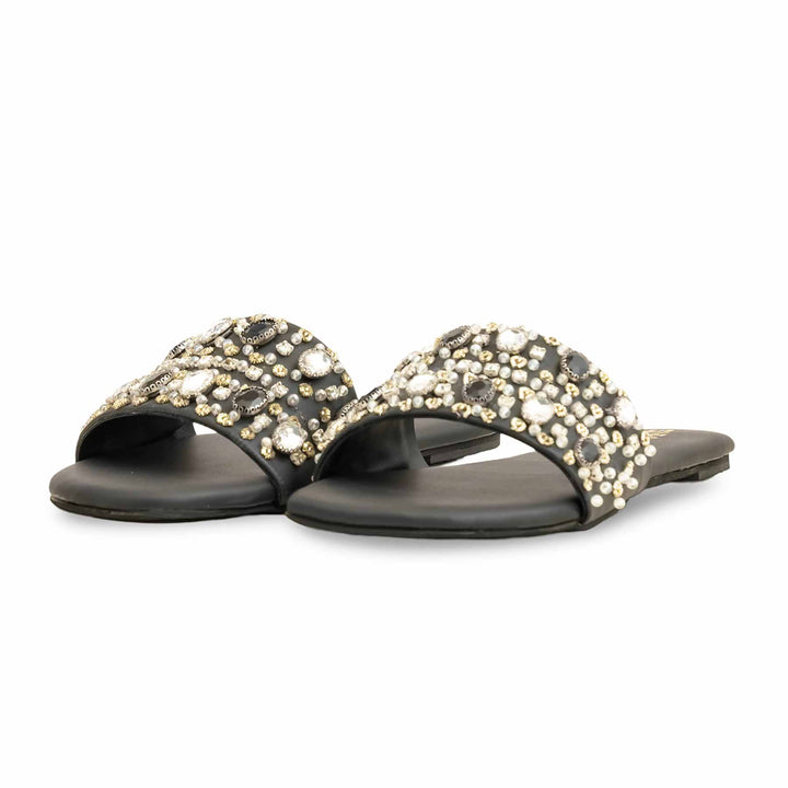 Black Fancy Slipper EC0217