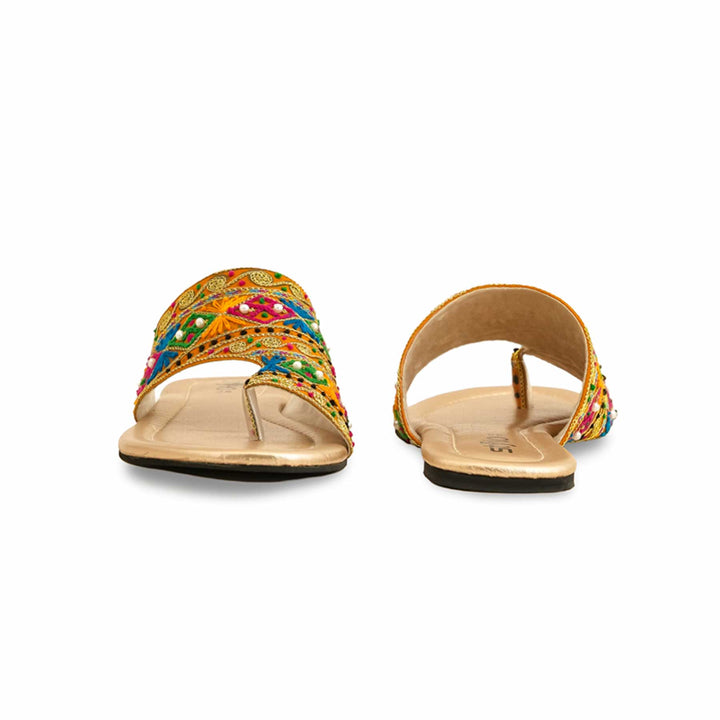 Golden Fancy Chappal EC0230