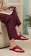 Red Ethnic Chappal For Women EC0239
