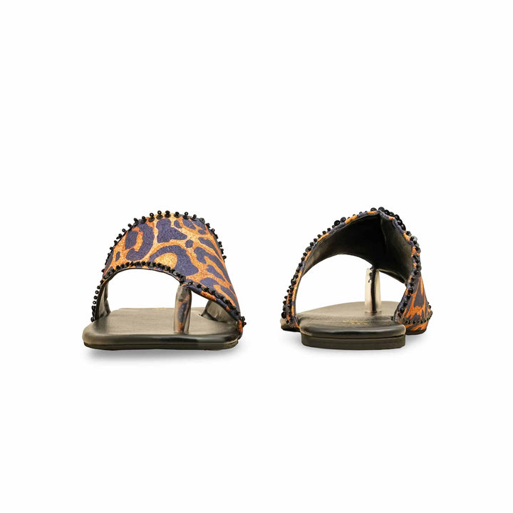 Black Ethnic Chappal For Ladies EC0240