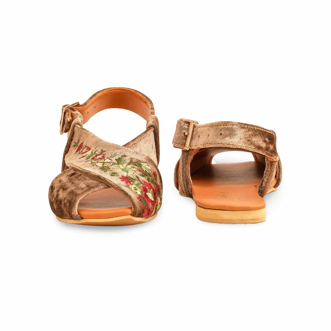 Brown Formal Peshawari Chappal Ec3183