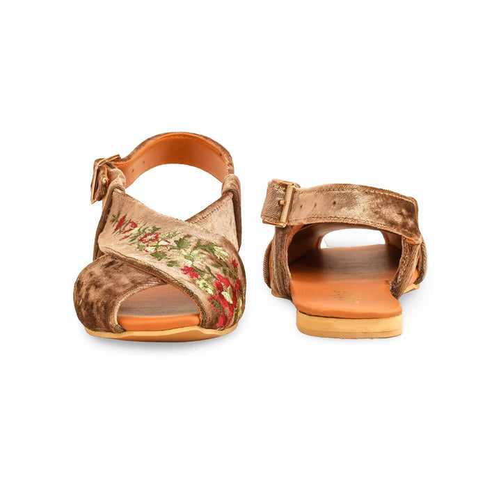 Brown Formal Peshawari Chappal Ec3183
