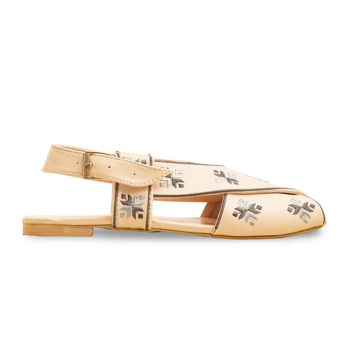 Fawn Formal Peshawari Chappal EC3190