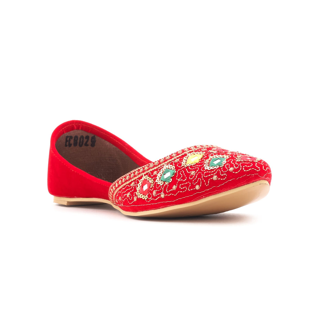 Red Casual Khusa EC8029