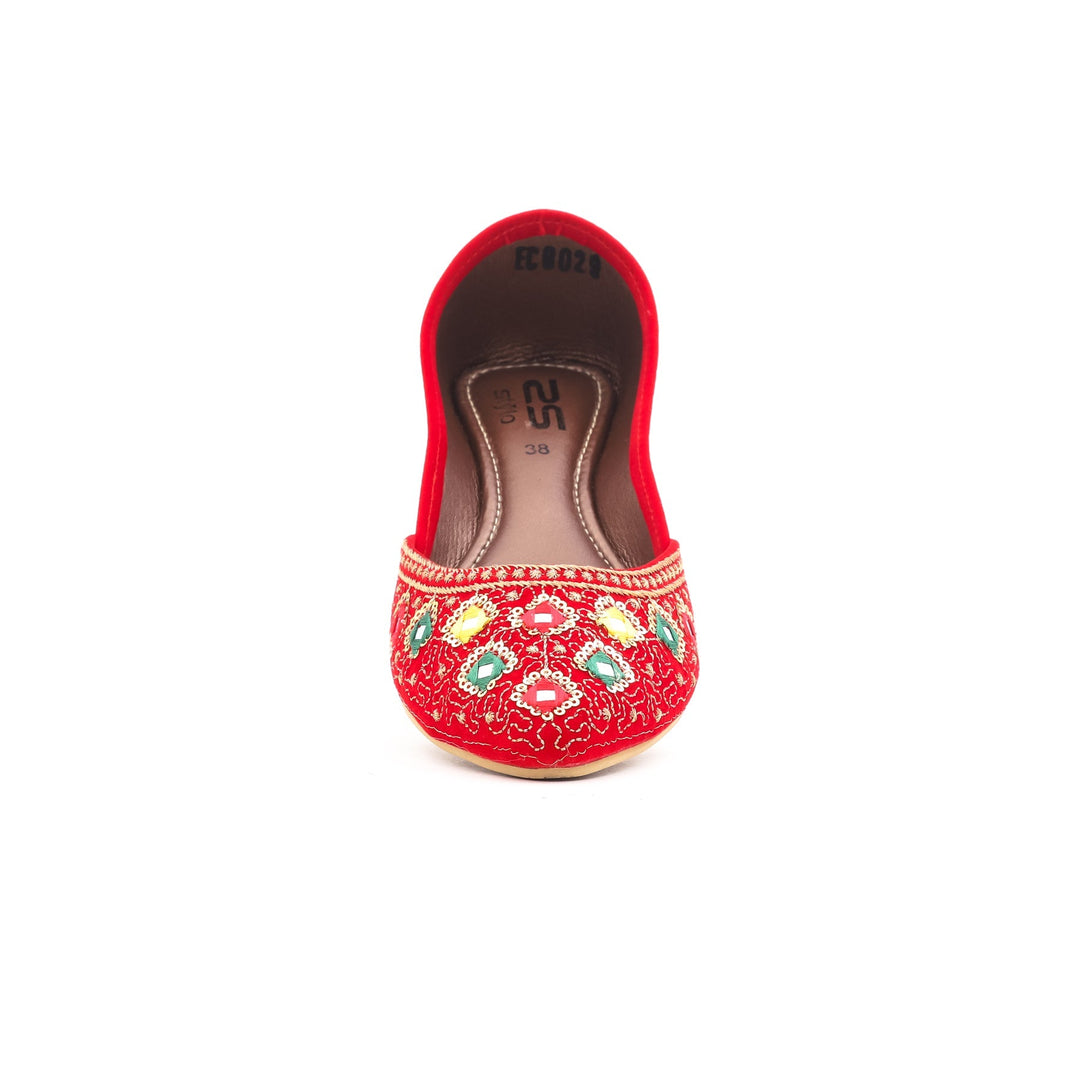 Red Casual Khusa EC8029
