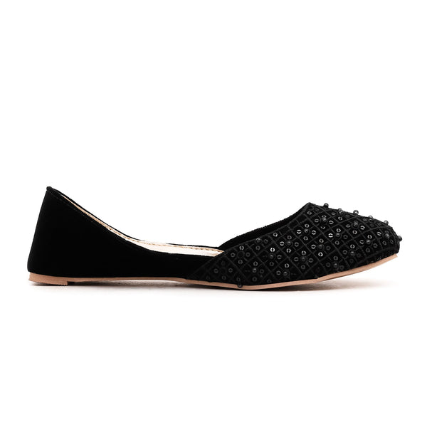 Black Fancy Khussa EC8378