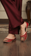 Maroon Fancy Khussa EC8409