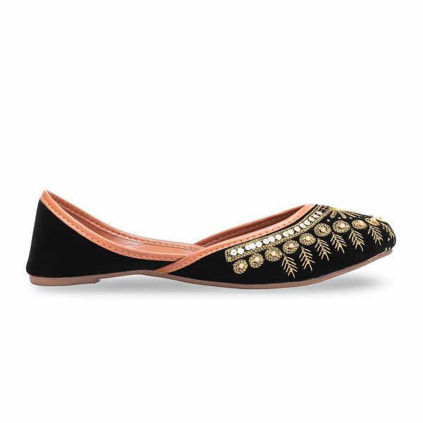 Black Fancy Khussa EC8421