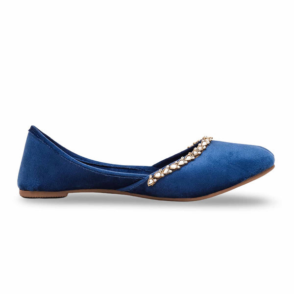 Blue Fancy Khussa EC8443