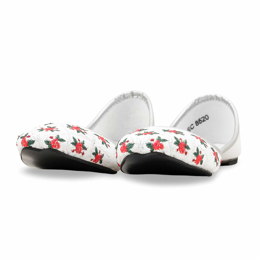 White Ethnic Khusa EC8520