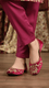 Maroon Formal Khussa EC8546
