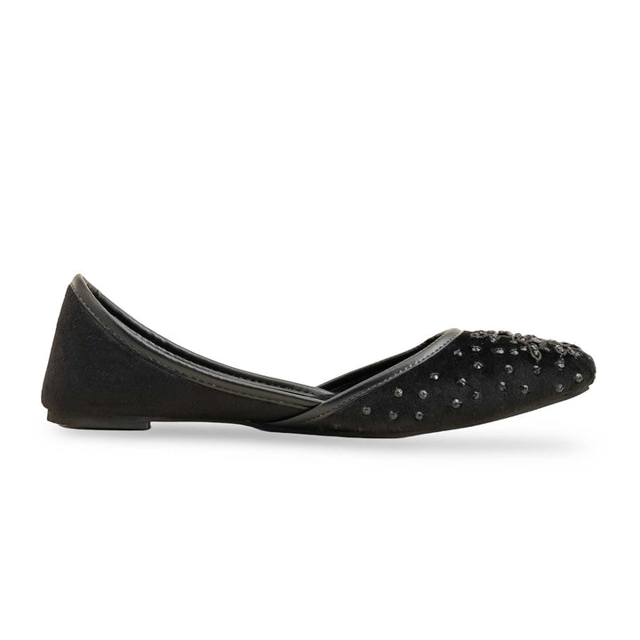 Black Fancy Khusa For Women EC8549