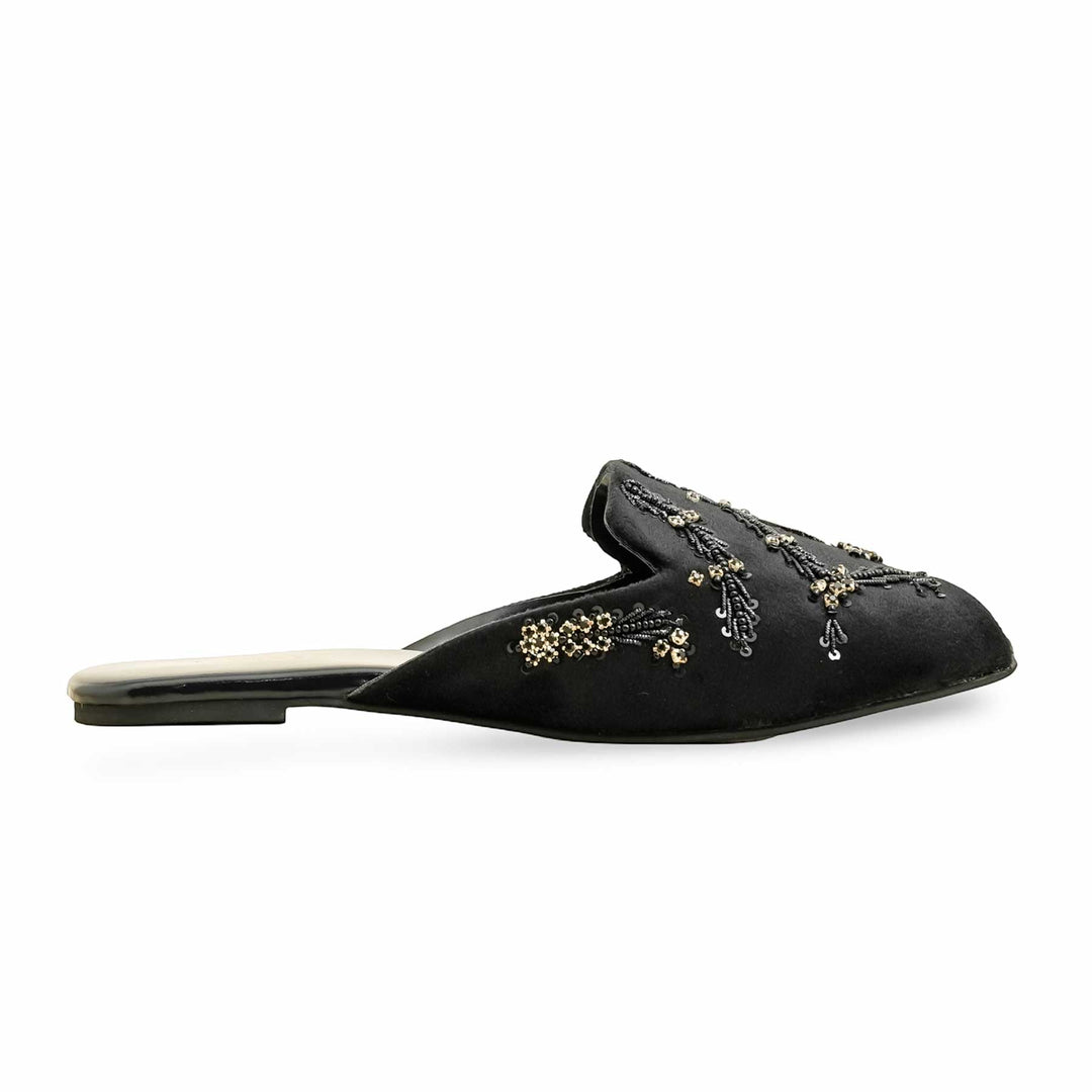 Black Fancy Back Open Khusa EC8579
