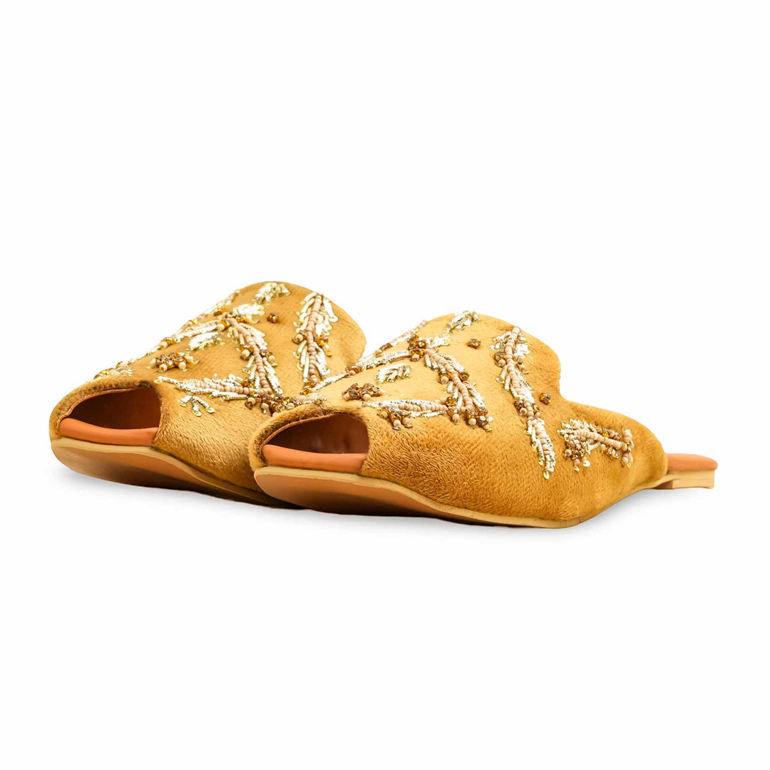 Mustard Fancy Back Open Khusa EC8579