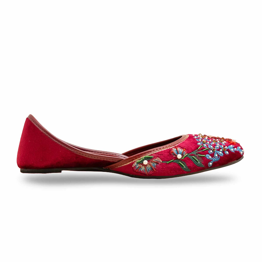 Maroon Ethnic Khusa EC8588