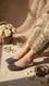 Grey Fancy Khussa For Ladies EC8591
