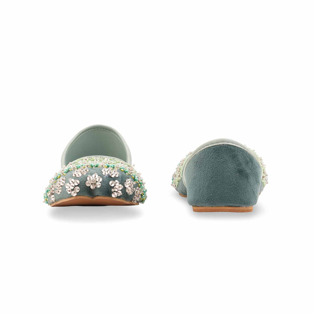 PISTAGREEN Fancy Khussa For Ladies EC8610