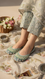 PISTAGREEN Fancy Khussa For Ladies EC8610