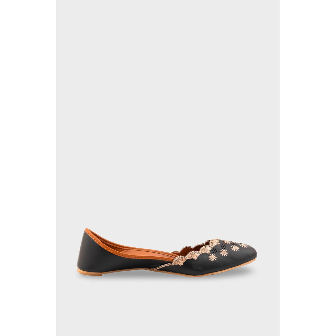 Black Ethnic Khussa EC8620