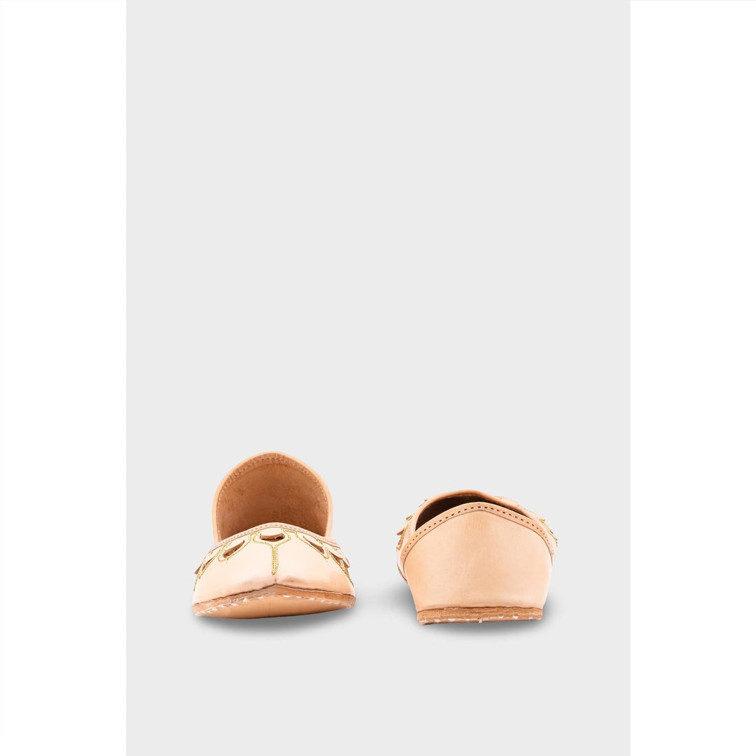 Fawn Leather Khussa EC8641
