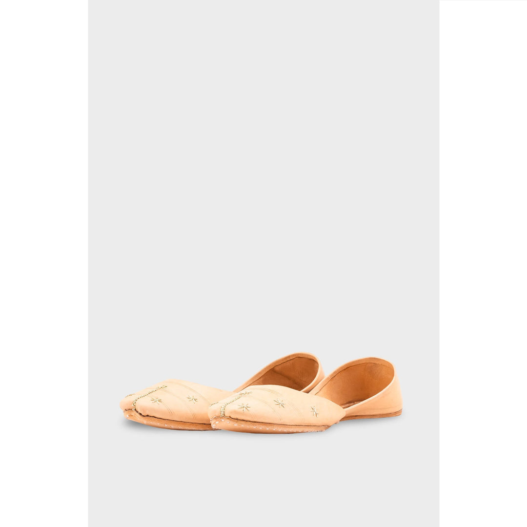 Fawn Leather Khussa EC8642