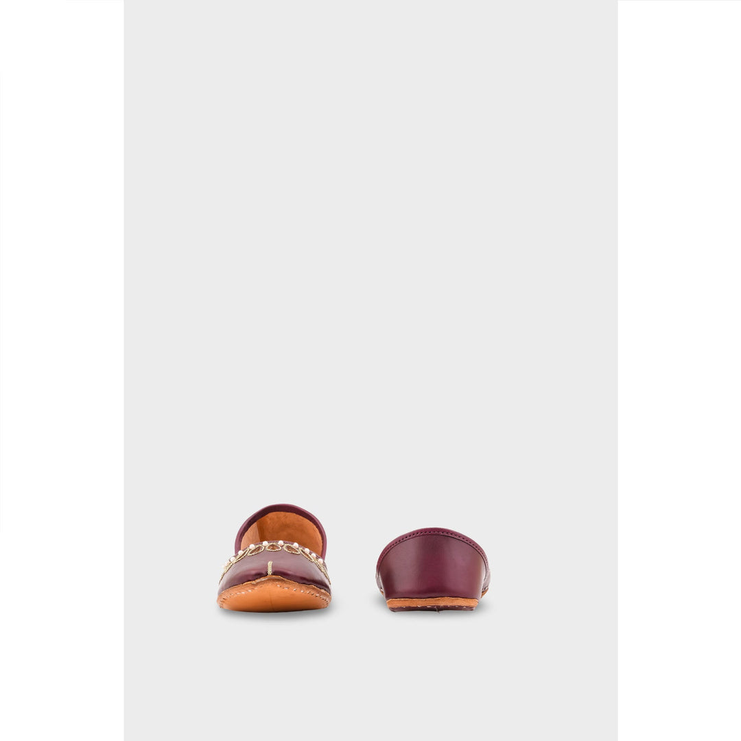 Coffee Leather Khussa EC8643