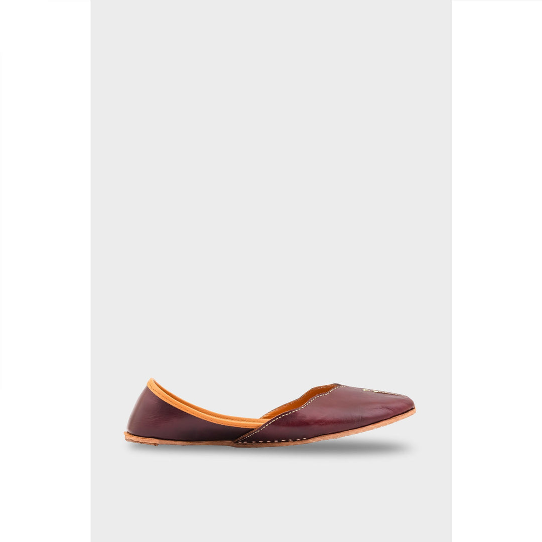 Brown Leather Khussa EC8644