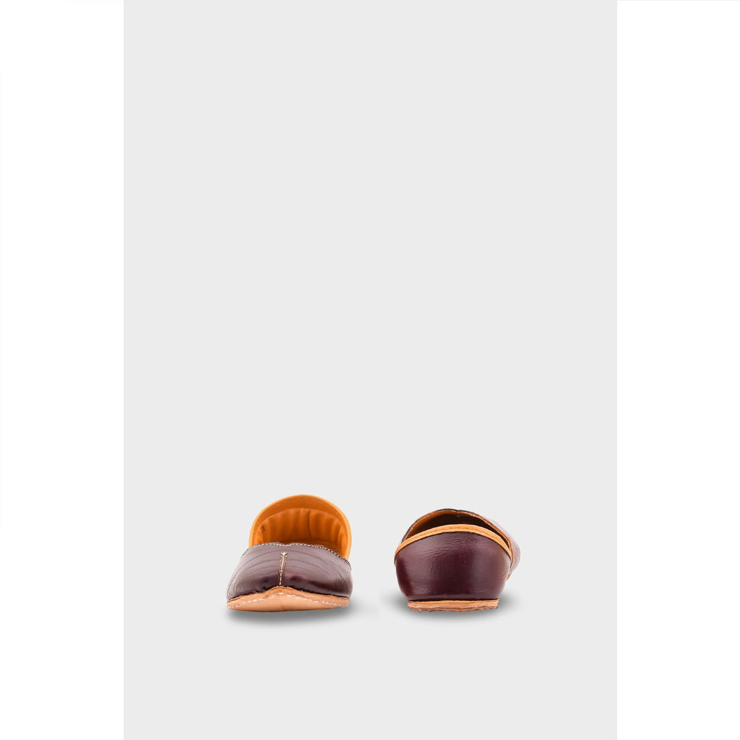 Brown Leather Khussa EC8644
