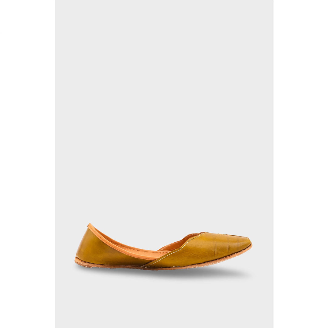 Mehndi Leather Khussa EC8644