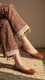 Mustard  Leather Khussa EC8657