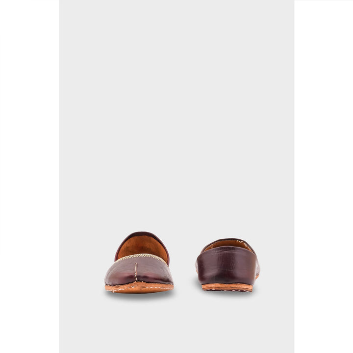 Coffee Leather Khussa EC8657