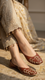Brown Leather Khussa EC8659