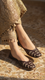 Coffee Leather Khussa EC8659