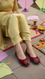 Maroon Ethnic Khussa For Women EC8687