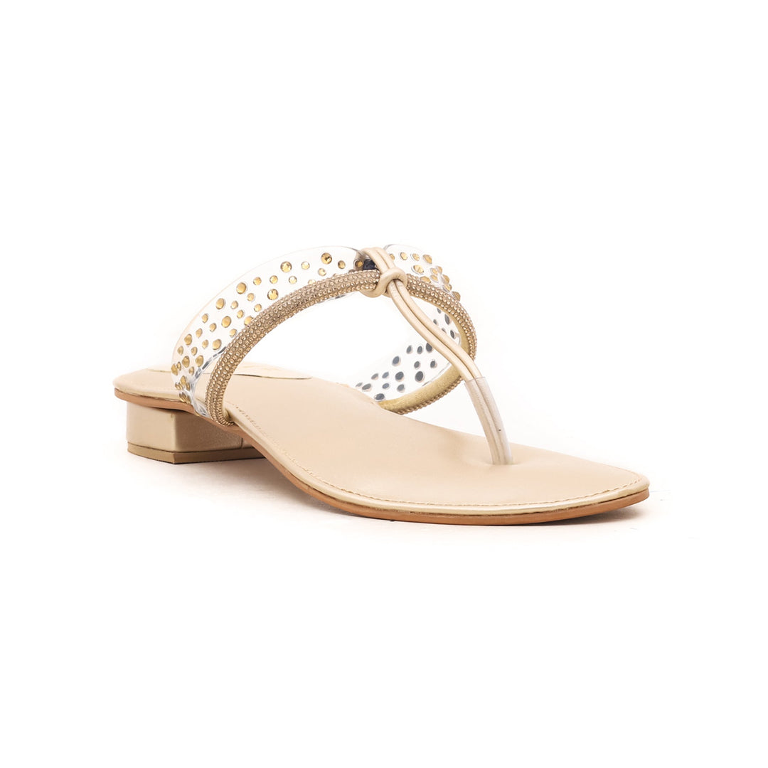 Golden Fancy Chappal FN0582