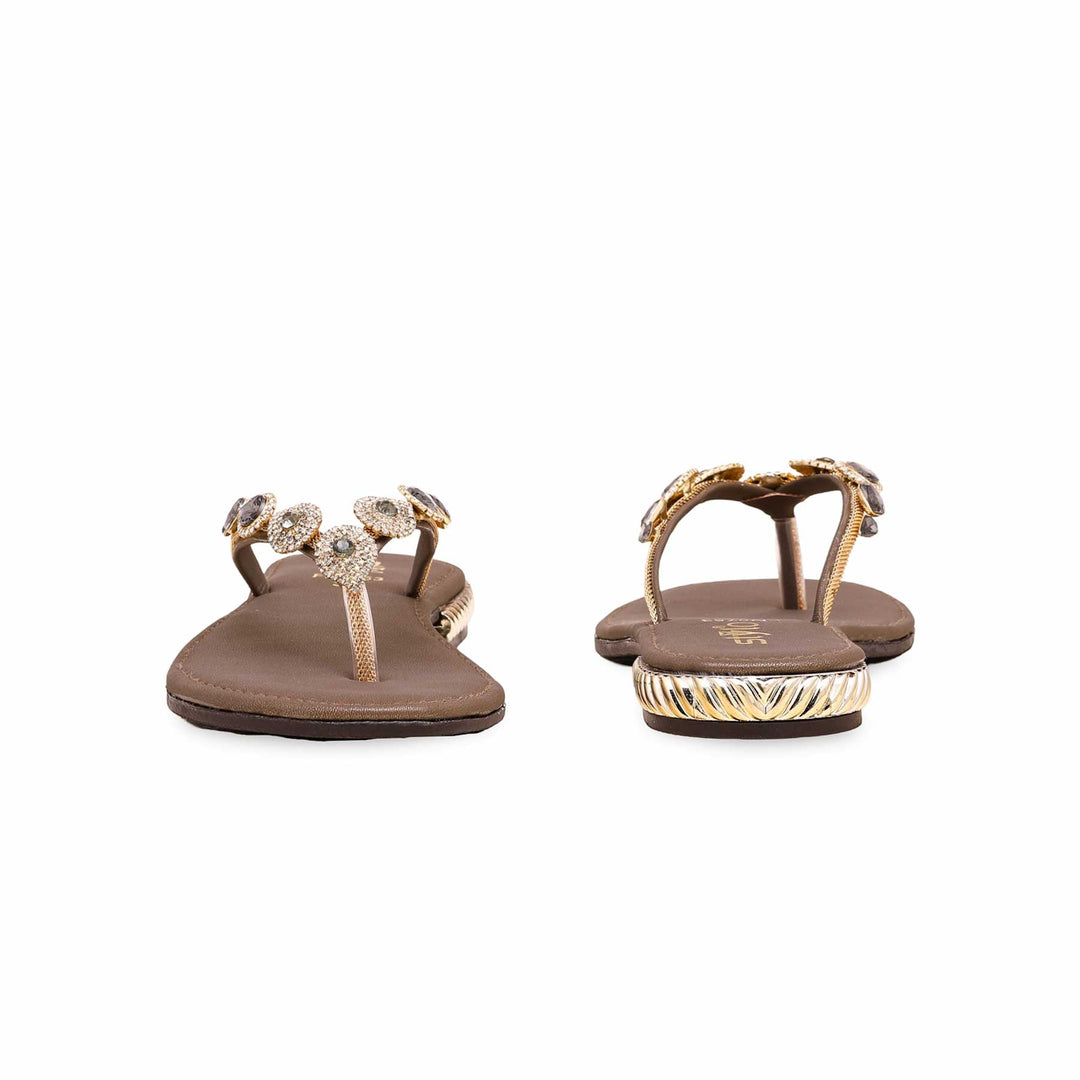 Olive Fancy Chappal FN0753