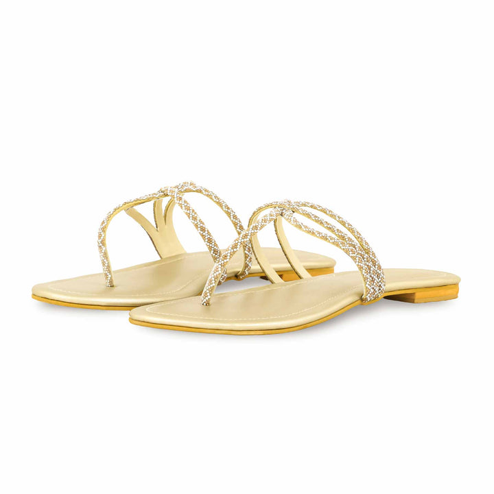Golden Fancy Chappal FN0761