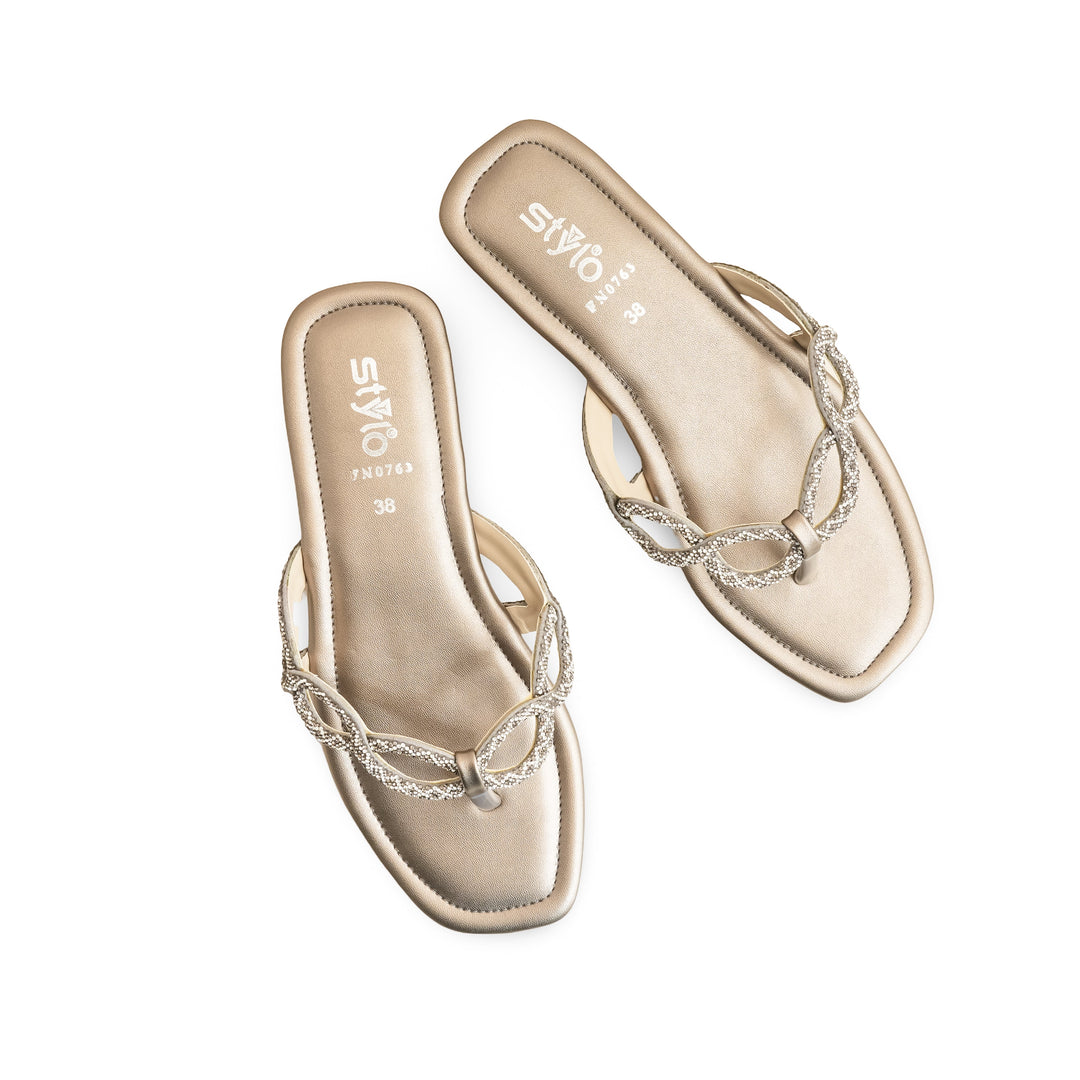 Grey Fancy Chappal FN0763