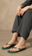 Green Fancy Chappal FN0782