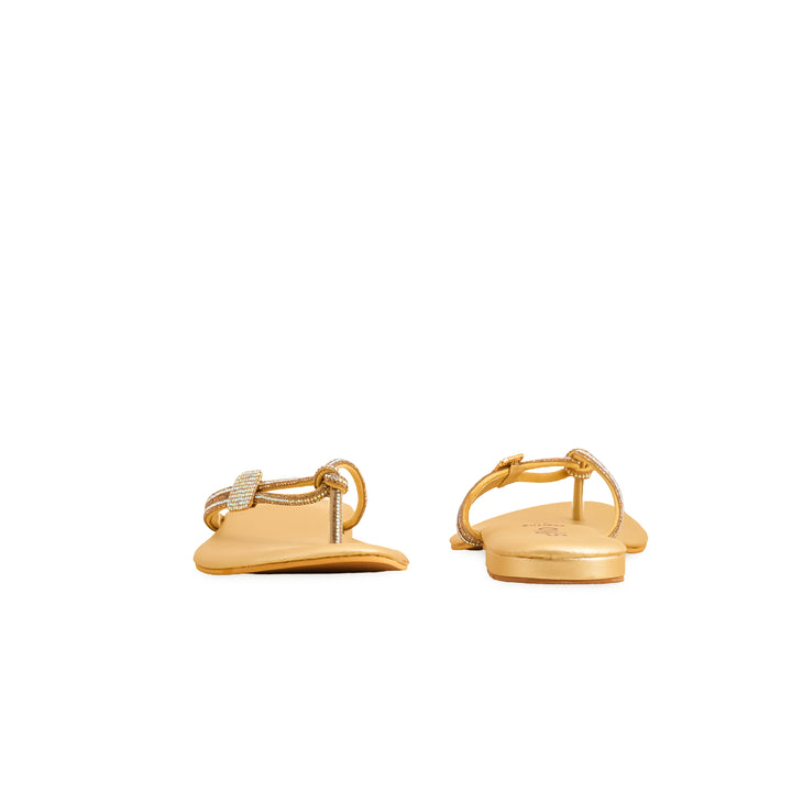 Golden Fancy Chappal FN0782