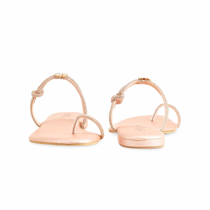 Peach Fancy Chappal FN0784