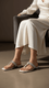 Silver Fancy Chappal FN0785