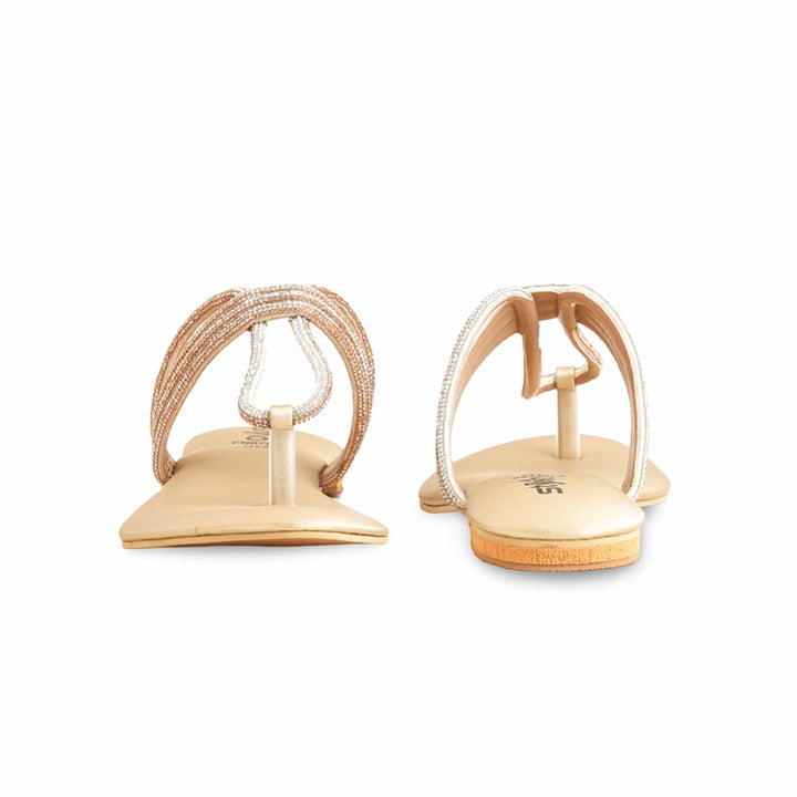 Golden Fancy Chappal FN0788
