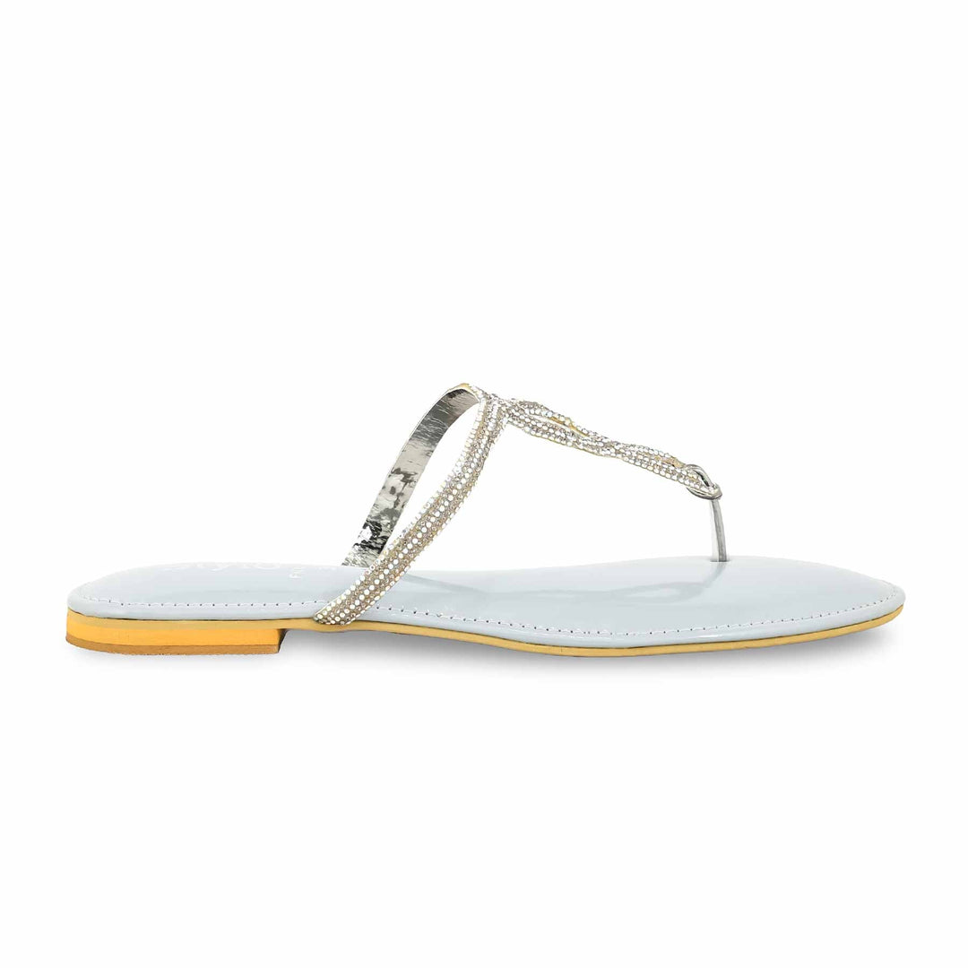 Grey Fancy Chappal FN0789
