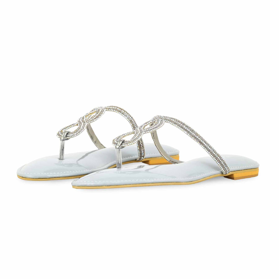 Grey Fancy Chappal FN0789